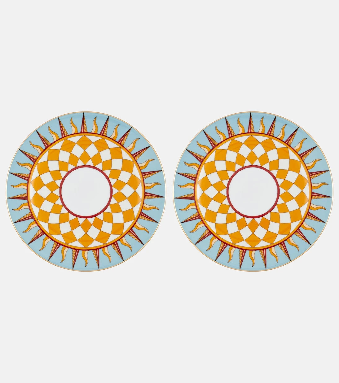 La DoubleJ - Ra set of 2 porcelain dessert plates