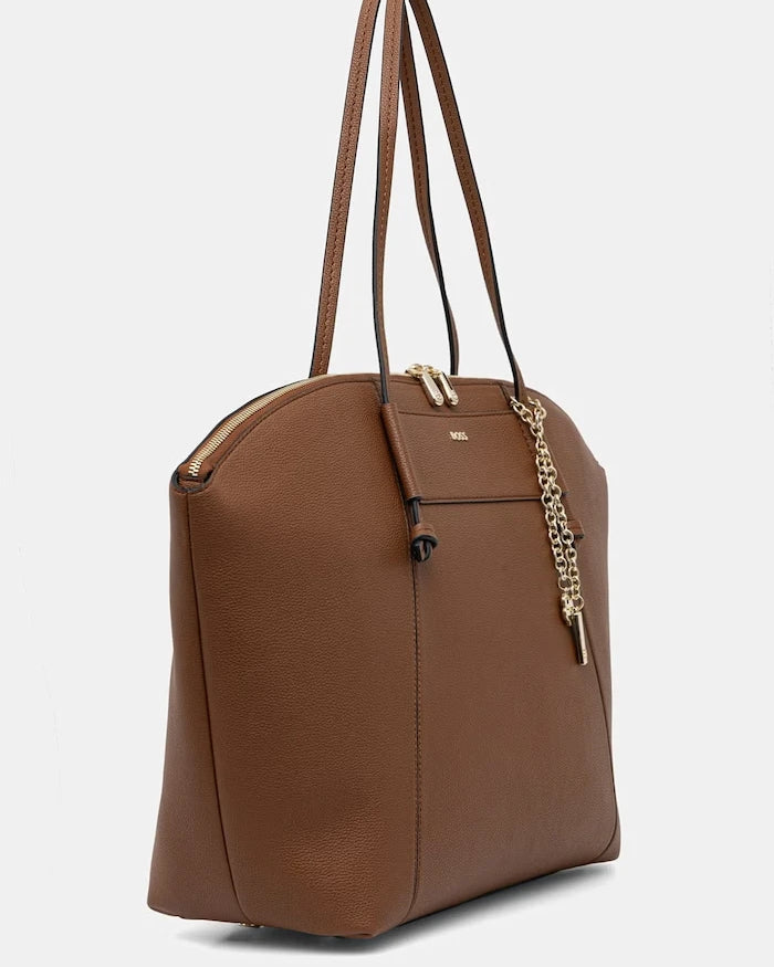 BOSS шопинг чанта дамска от имитация на кожа SALLEY TOTE