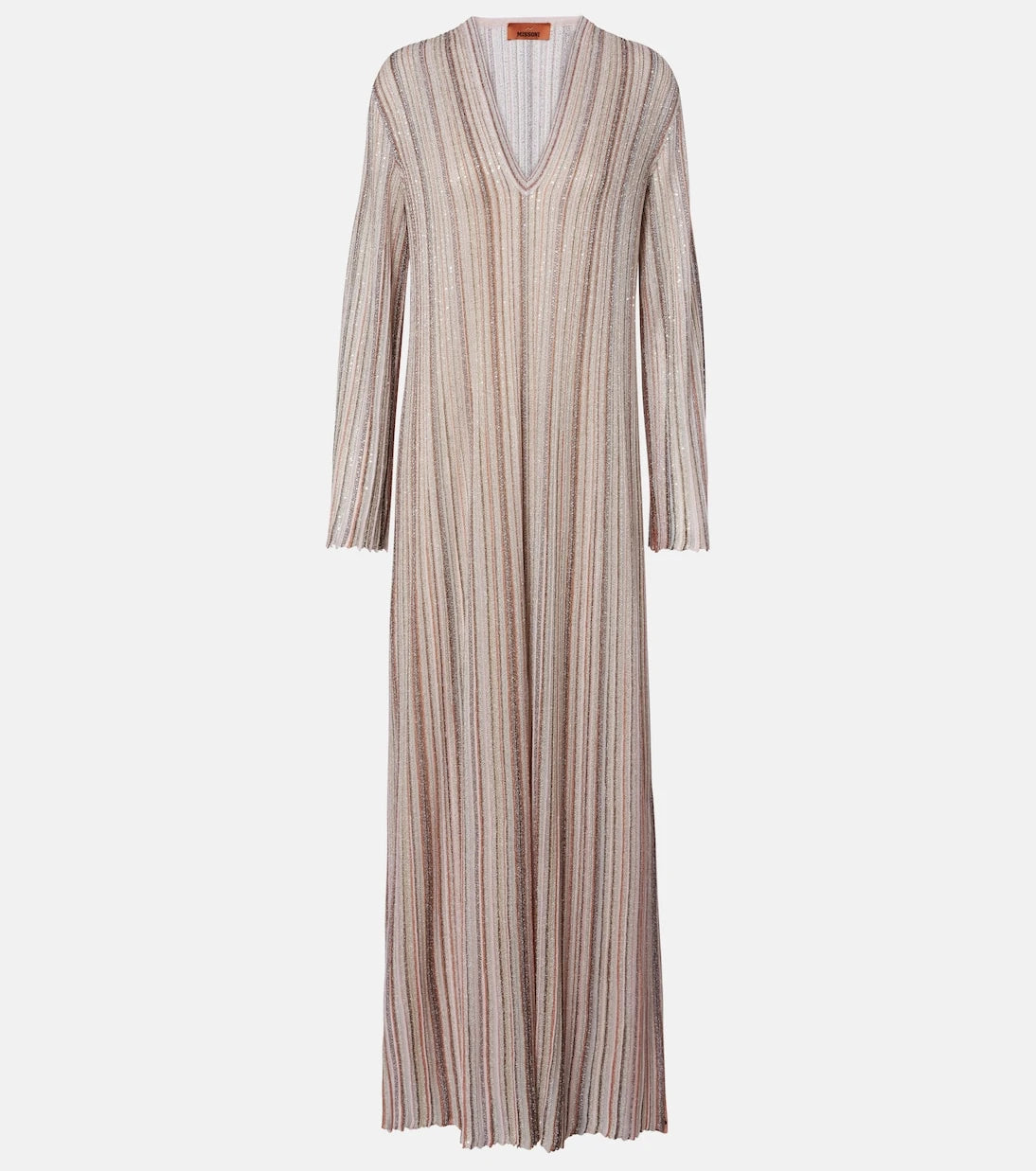 Missoni - Striped lamé gown