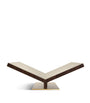 Walnut-Leather Ultimate Collector Bookstand