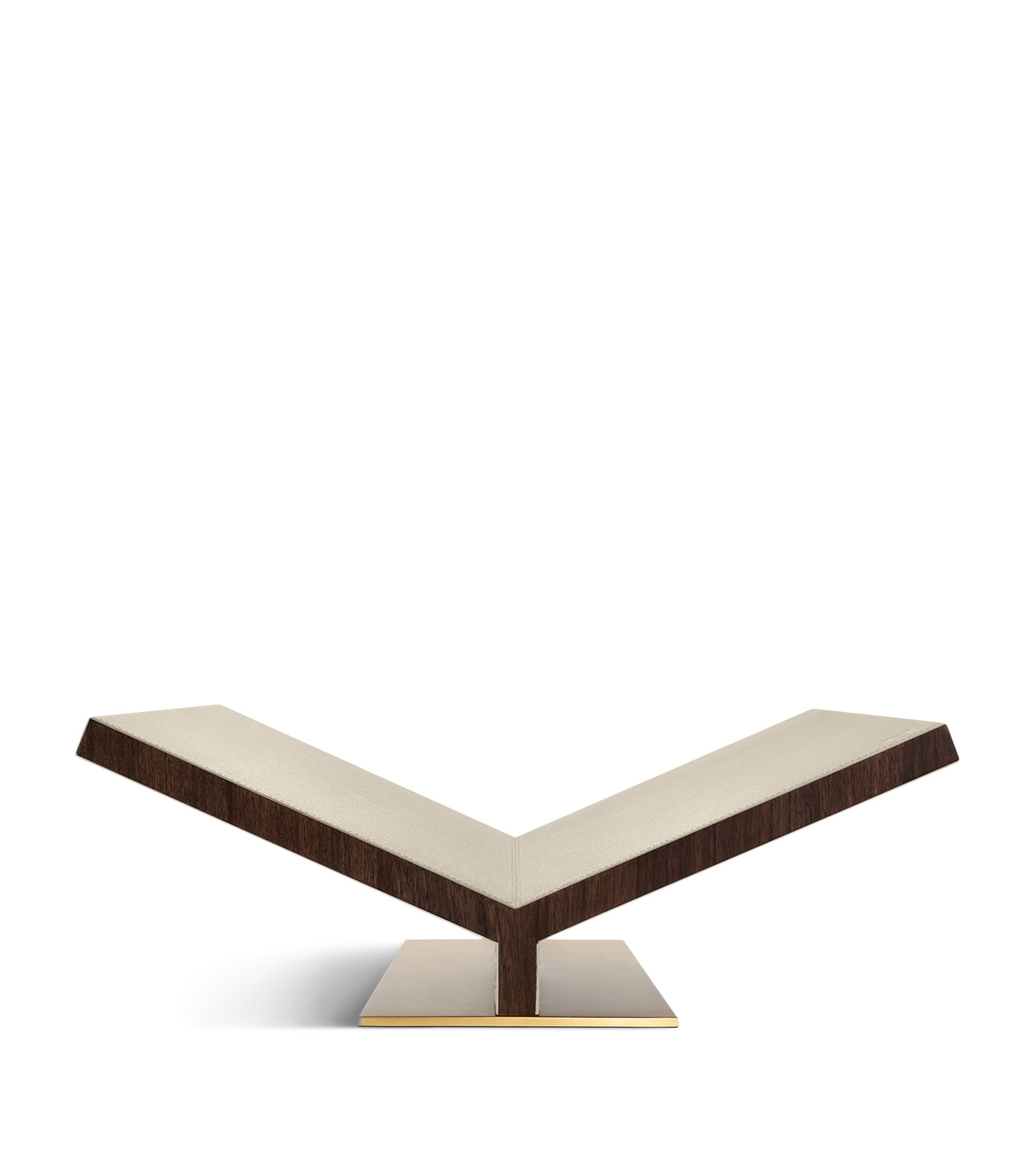 Walnut-Leather Ultimate Collector Bookstand