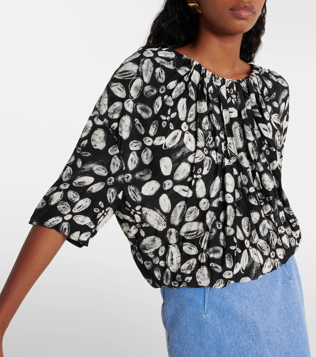 Marni - Printed blouse
