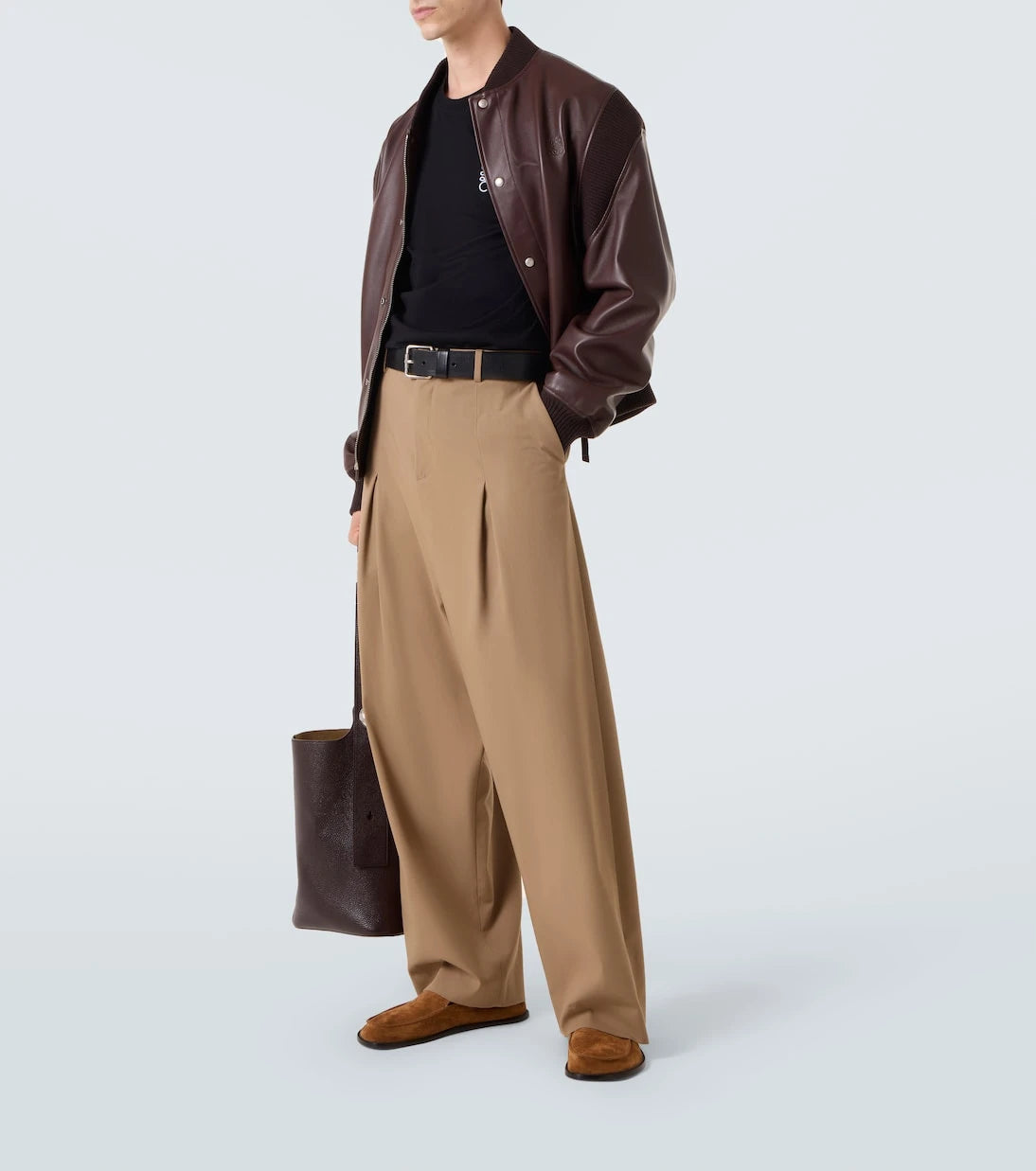 Loewe - تي شيرت قطني جيرسيه بطبعة Anagram