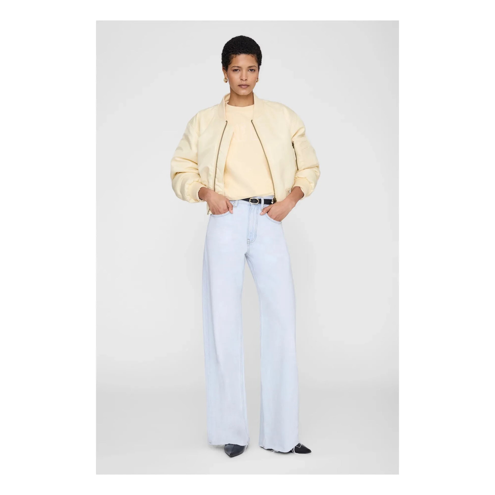Anine Bing - Harry sweatshirt | Pale yellow