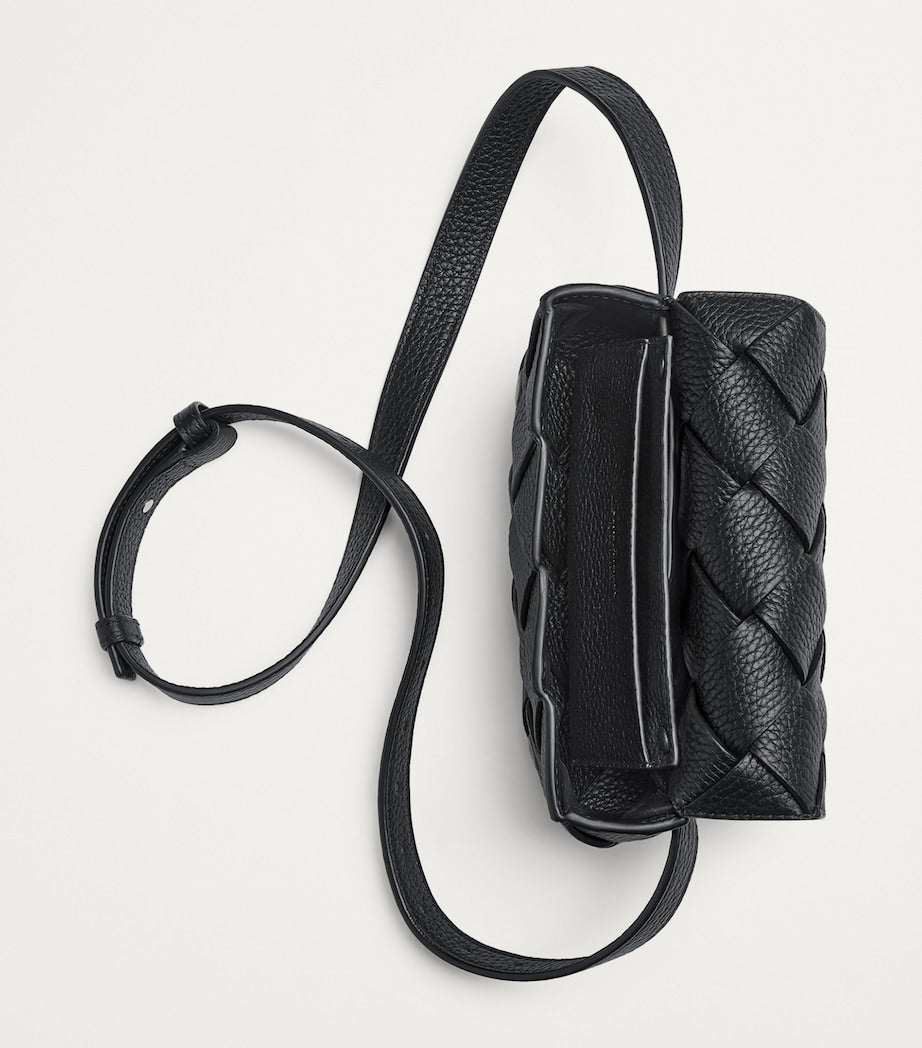 Leather Diago Belt Bag