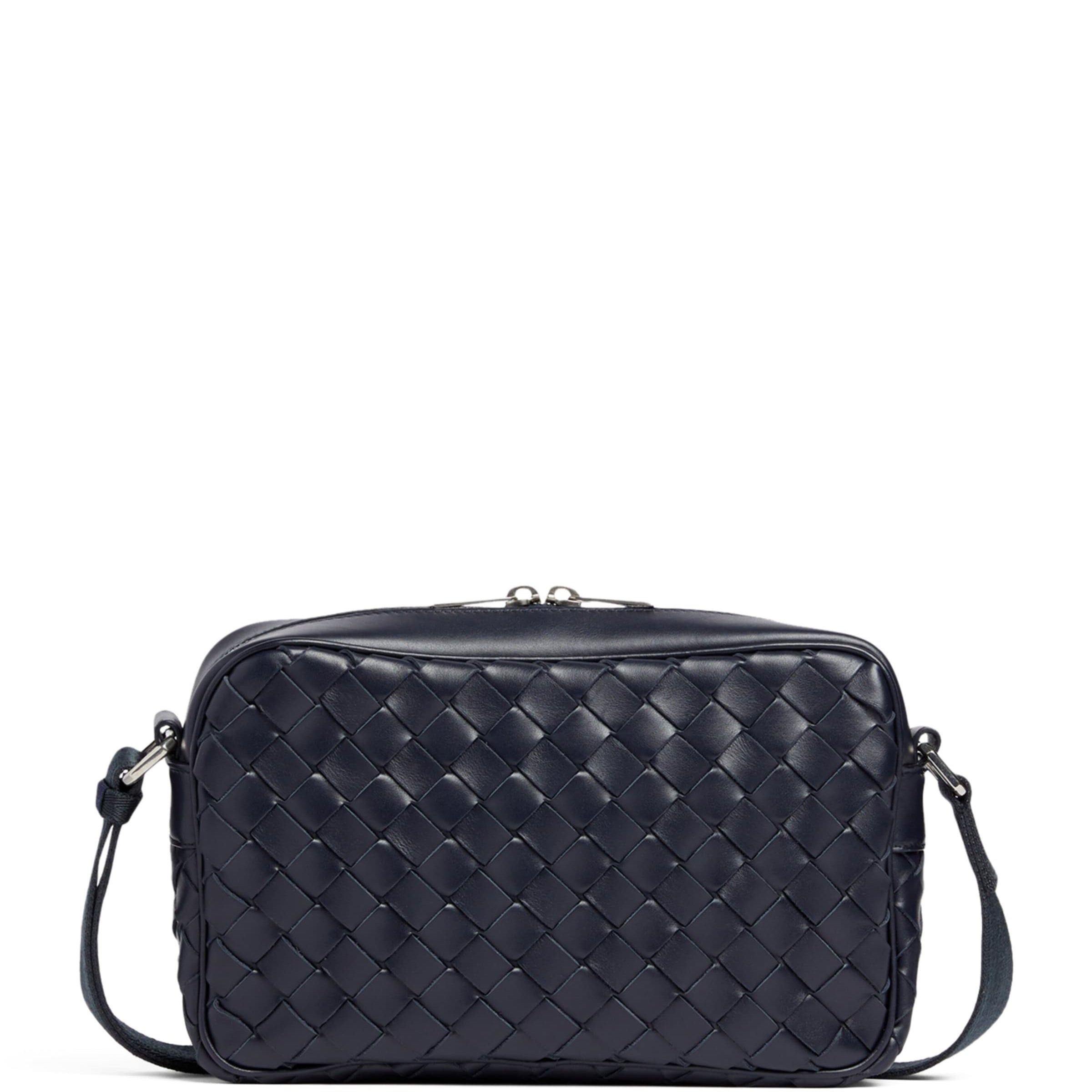 Bottega Veneta Small Leather Classic Intrecciato Camera Bag