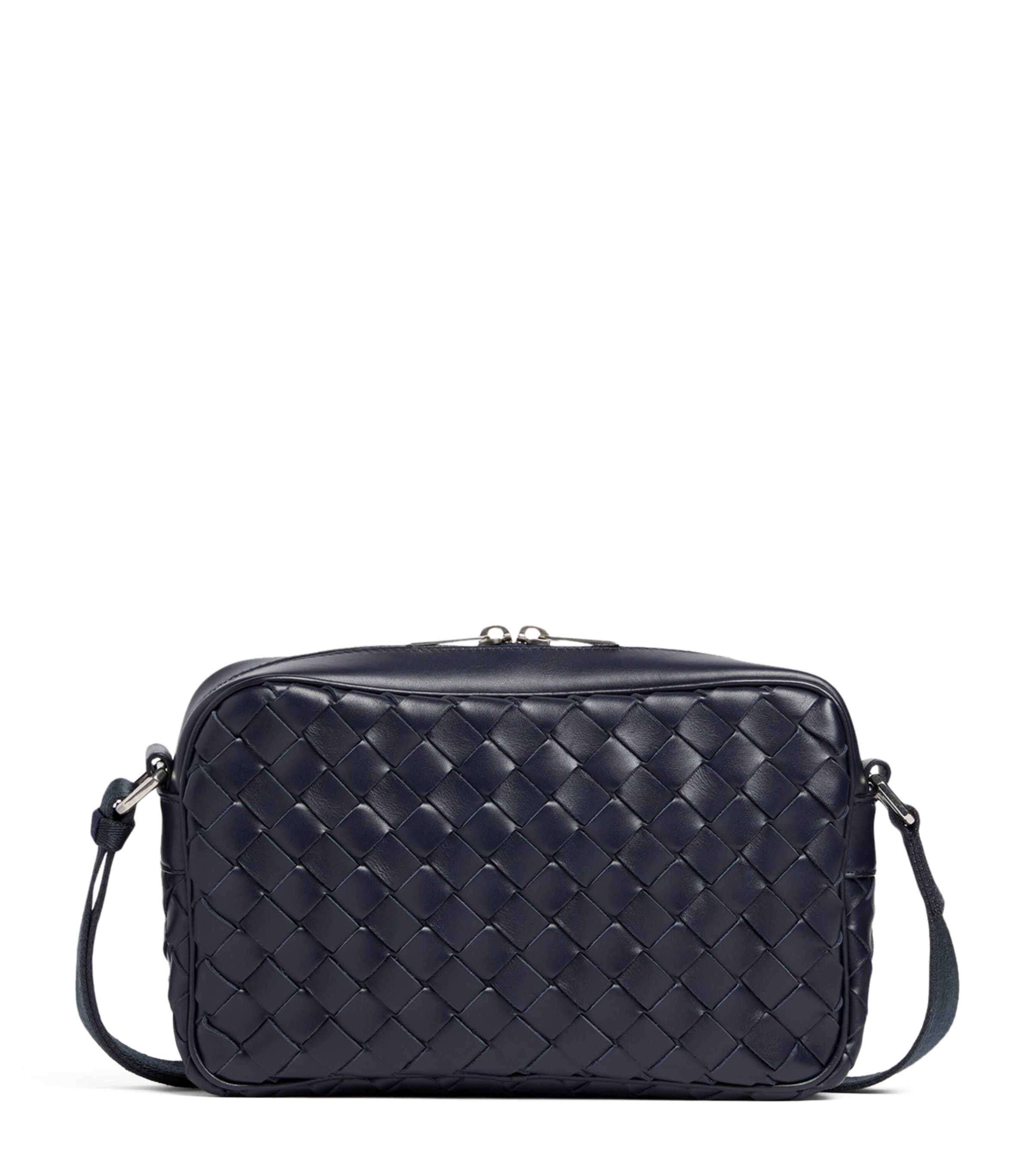 Bottega Veneta Small Leather Classic Intrecciato Camera Bag