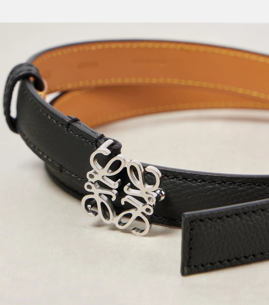 Loewe - Anagram leather belt