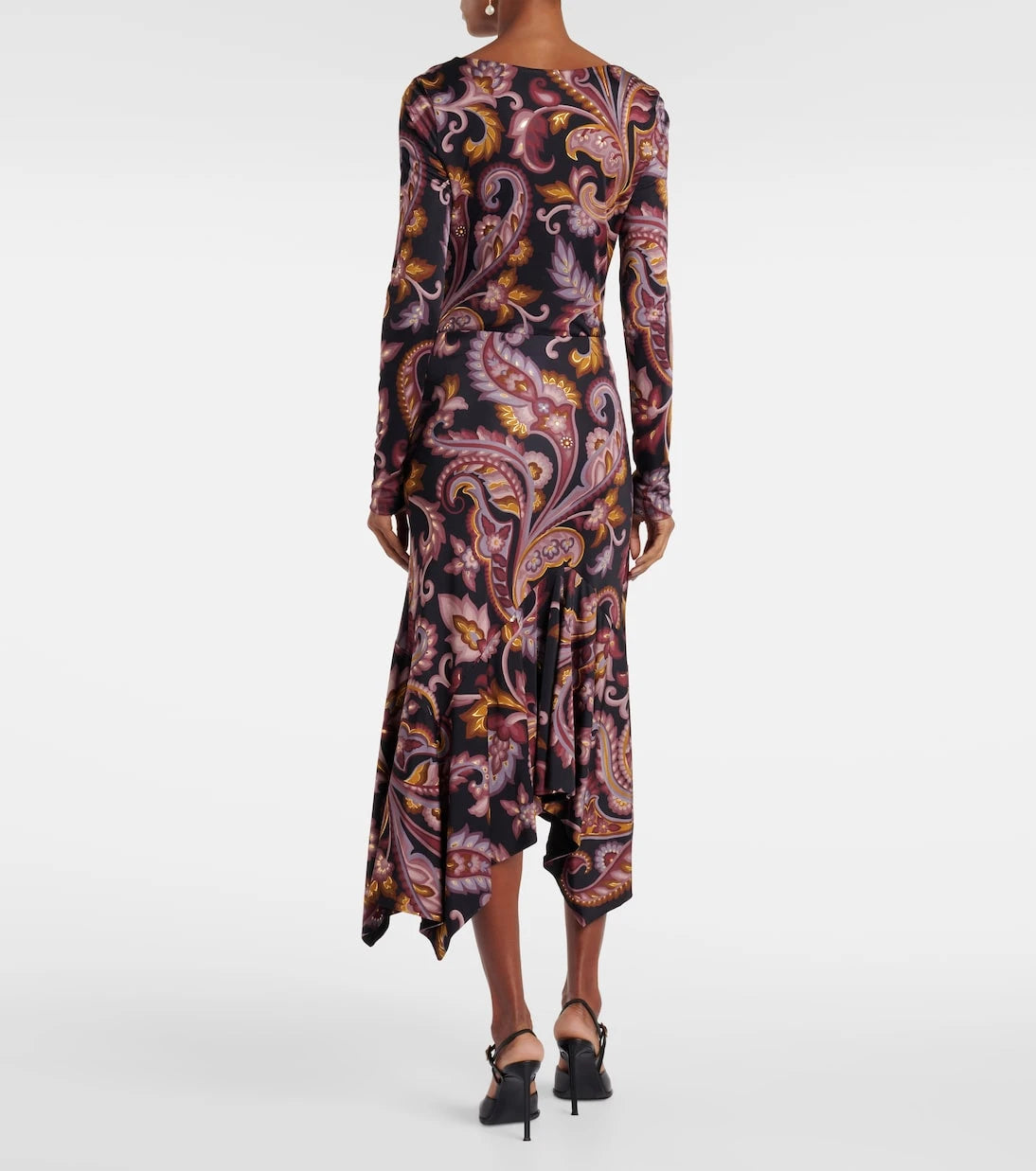 Etro - Paisley jersey maxi skirt