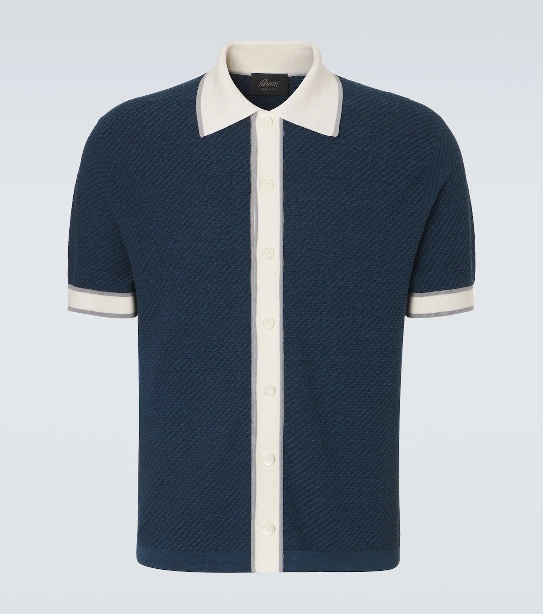 Brioni - Linen, cotton, and silk shirt