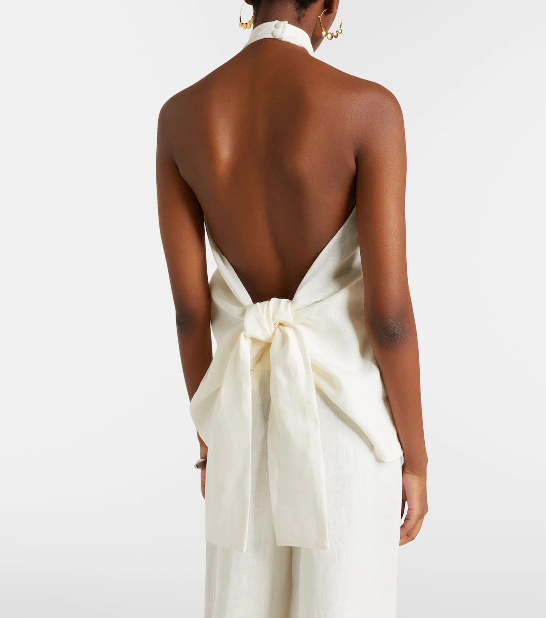 Faithfull - Biba halterneck linen top