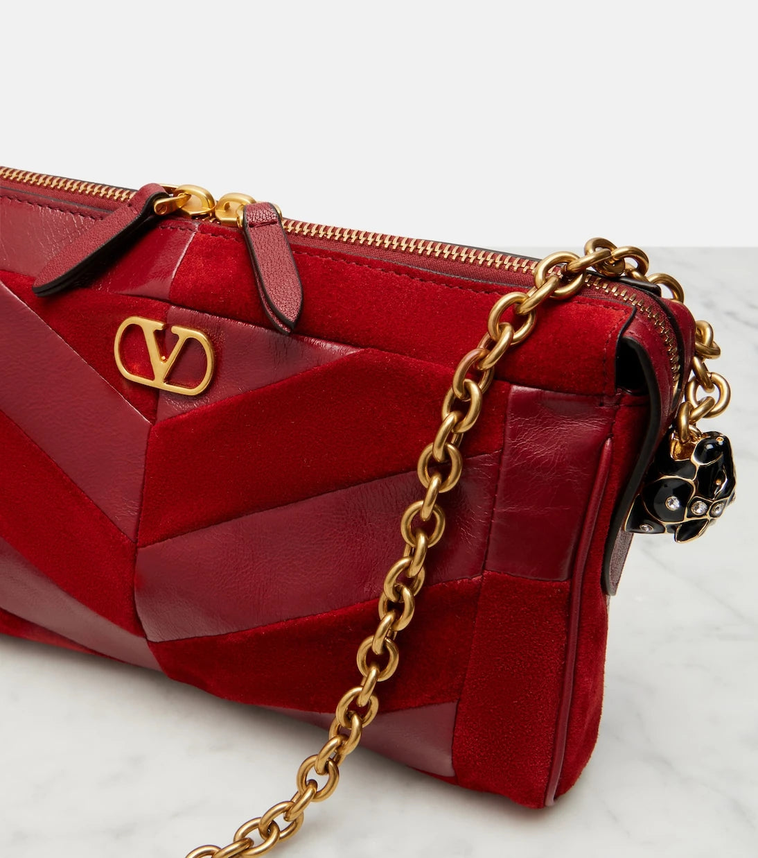 Valentino Garavani - Panthea Small leather crossbody bag