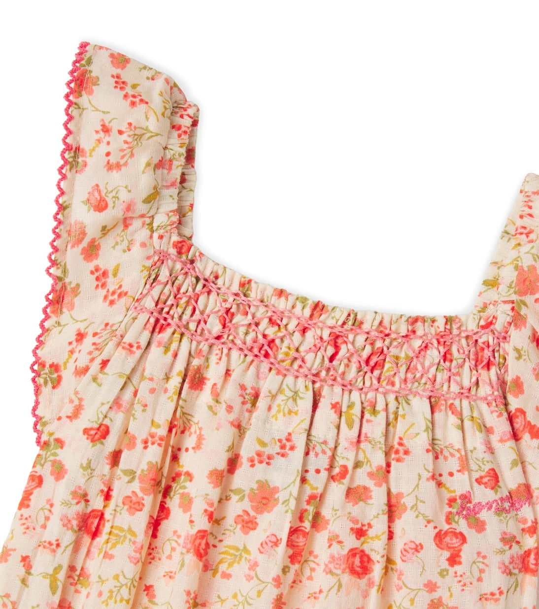 Bonton - Baby floral cotton bodysuit