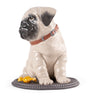 Lladró Porcelain Puppy Pug Sculpture
