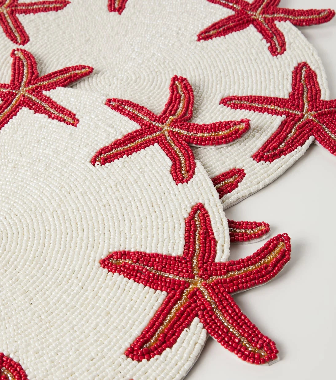 Les-Ottomans - Set of 4 beaded placemats