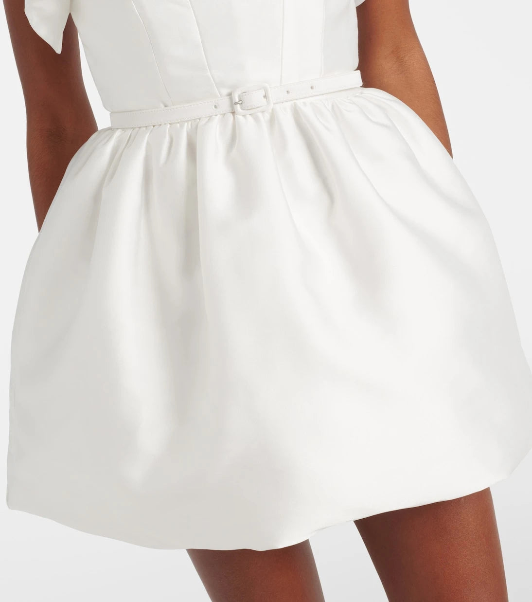 Roland Mouret - Ruffled draped strapless minidress