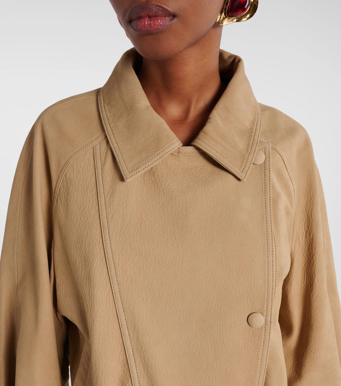 Nour Hammour - Buffy leather jacket