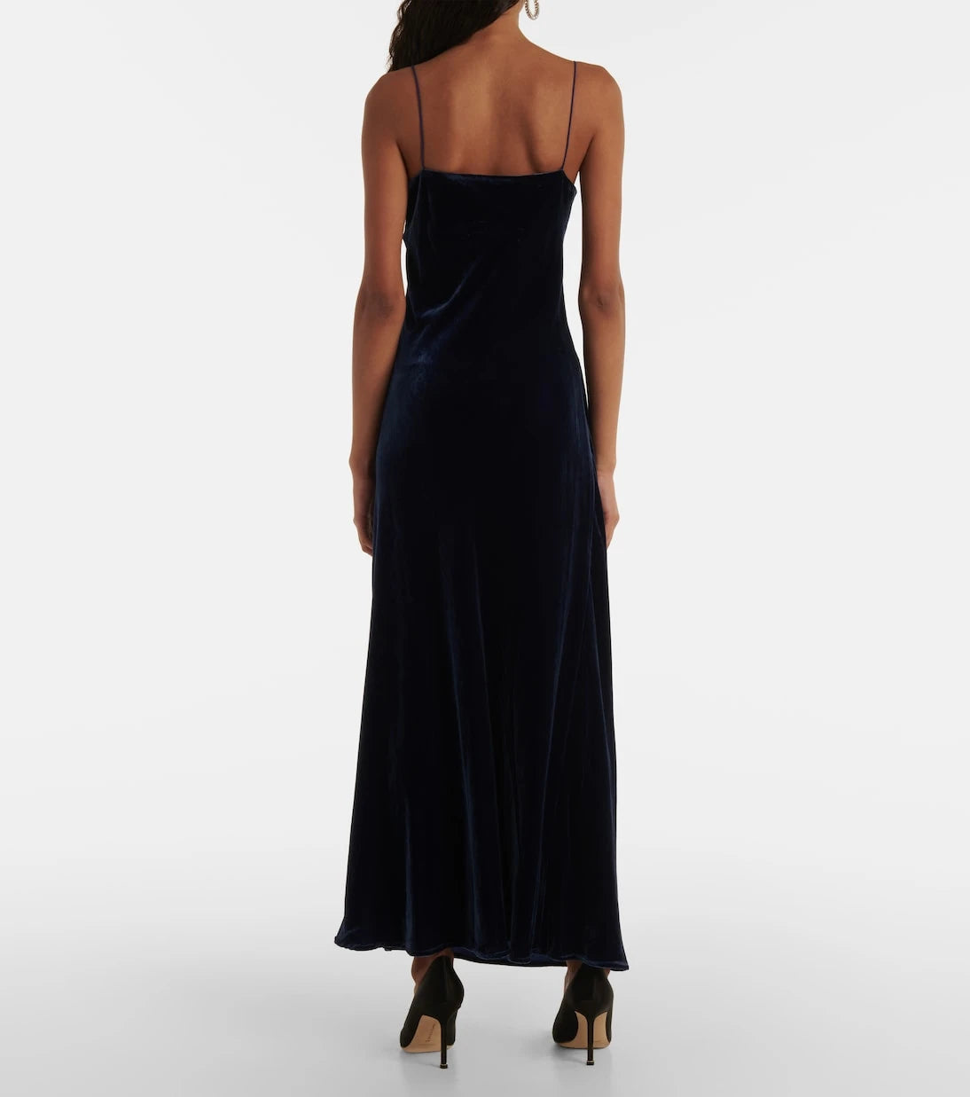 Asceno - Alberta velvet slip dress