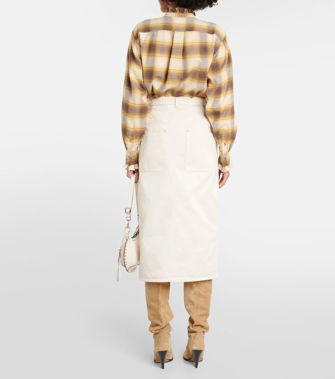 Marant Etoile - Flozia cotton midi skirt