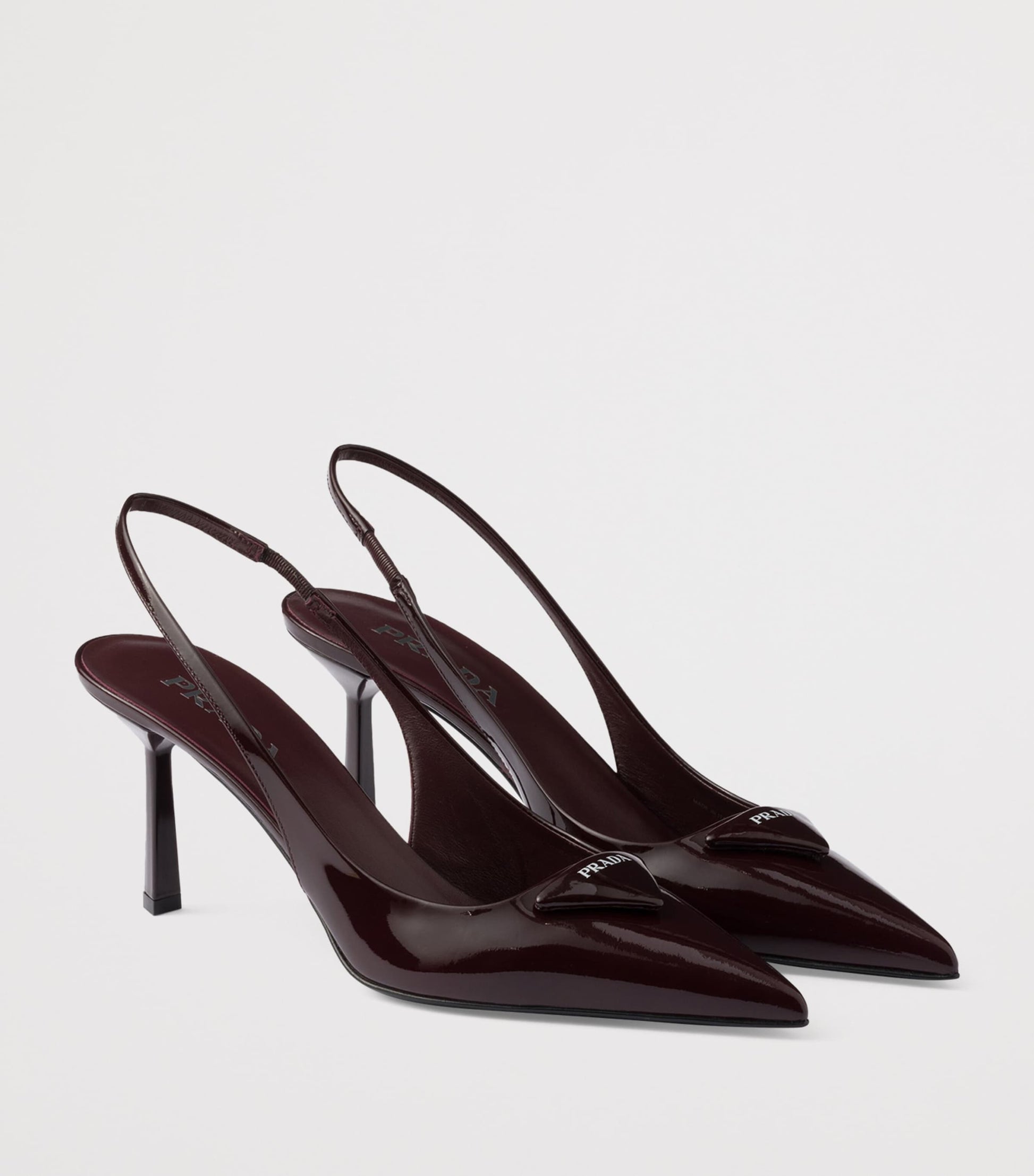 Prada Patent Leather Slingback Pumps 75