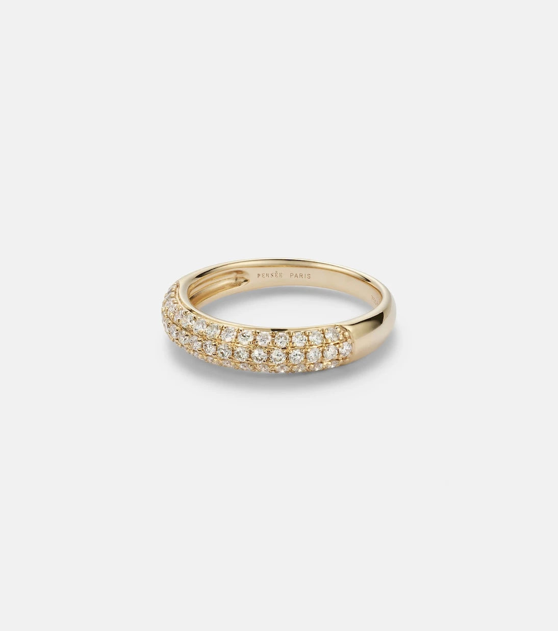 Persée - 18kt gold ring with diamonds