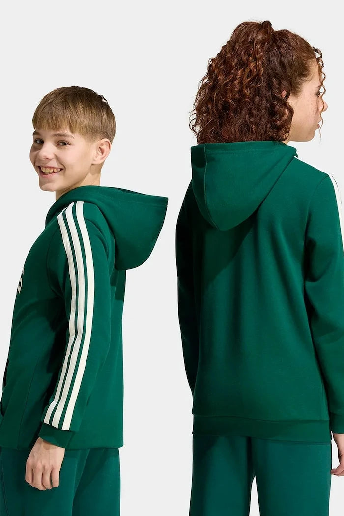 adidas kapüşonlu çocuk pamuklu sweatshirt