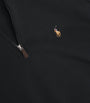 Polo Ralph Lauren Black Cotton Quarter-Zip Sweater