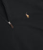 Polo Ralph Lauren Black Cotton Quarter-Zip Sweater