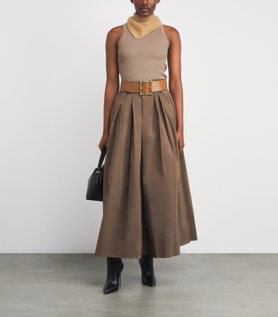 Max Mara Cotton Rib-Knit Tank Top