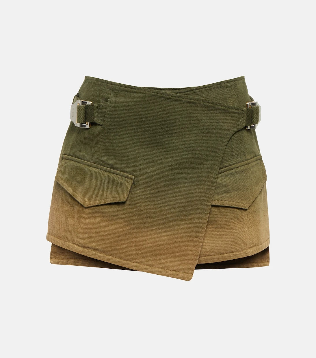 Dion Lee - Wrap denim miniskirt