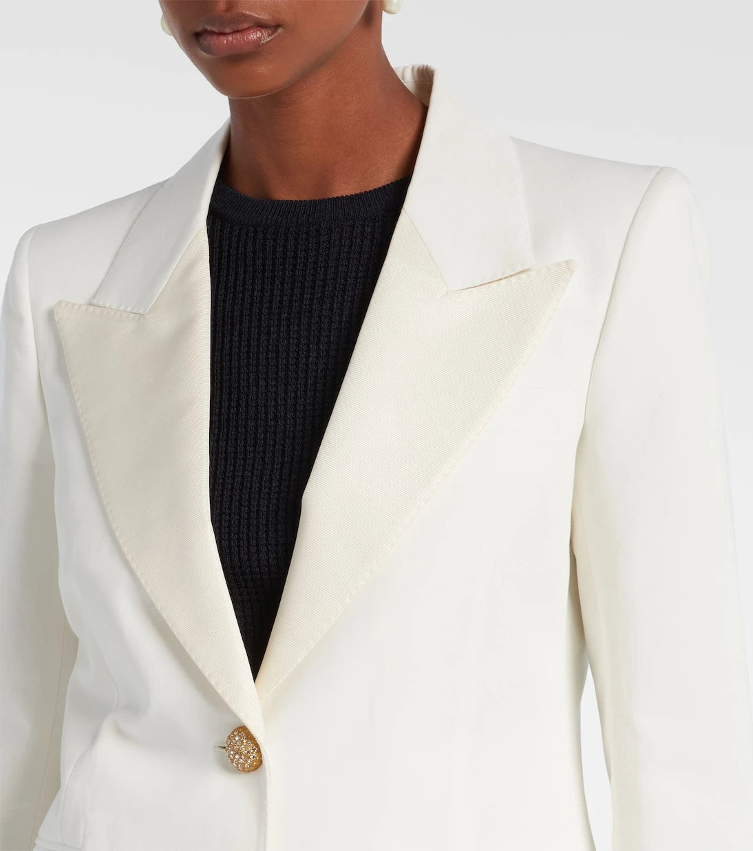 Valentino - Cotton and linen blazer