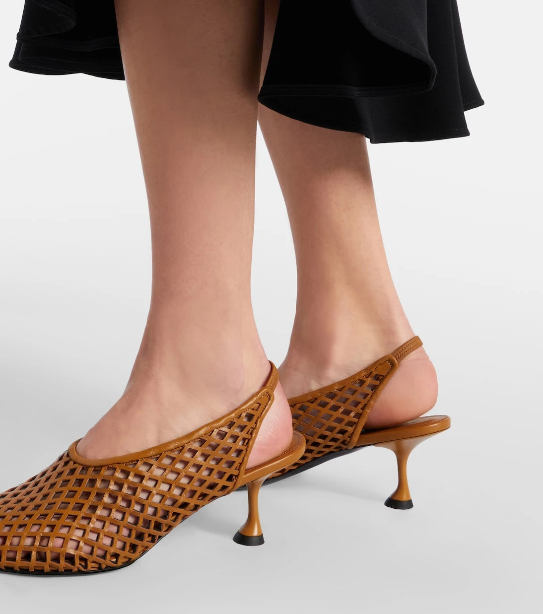 Proenza Schouler - Tee leather slingback pumps