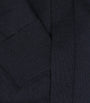 Navy Merino Wool Hybrid Overshirt