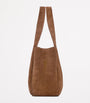 Saint Laurent Beige Suede Bea Shoulder Bag