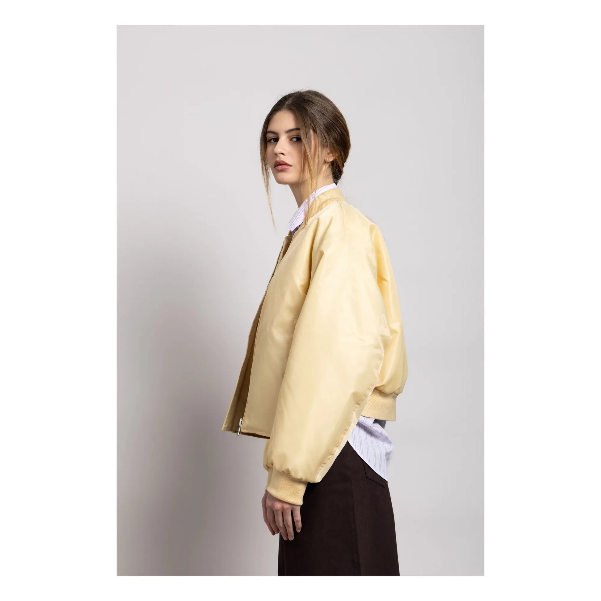 Smallable Woman - Bomber Court Solstice | Pale yellow