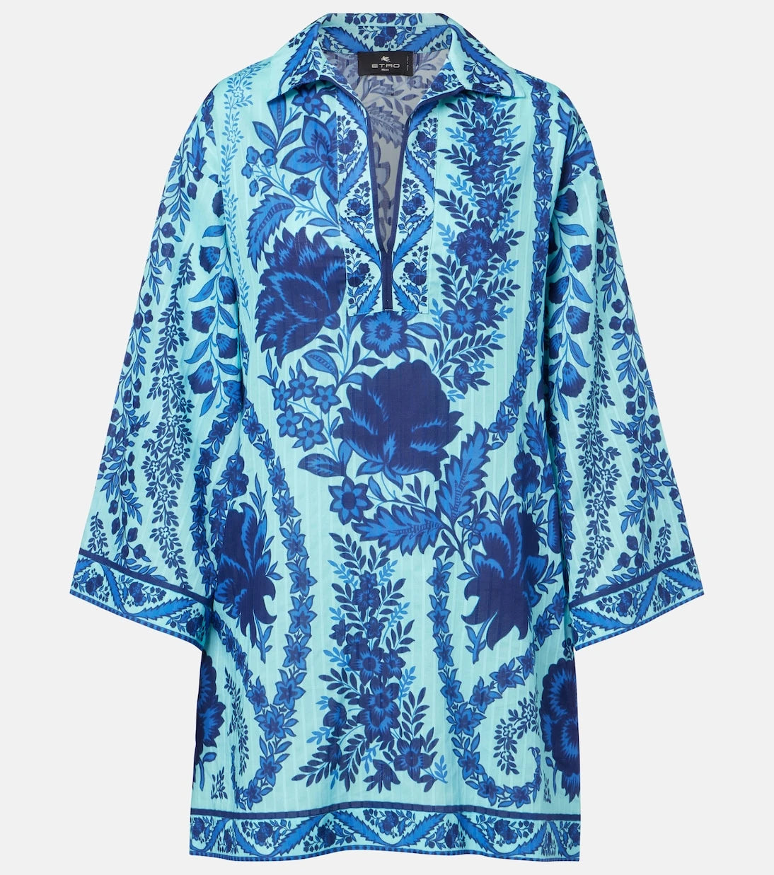 Etro - Paisley oversized cotton minidress