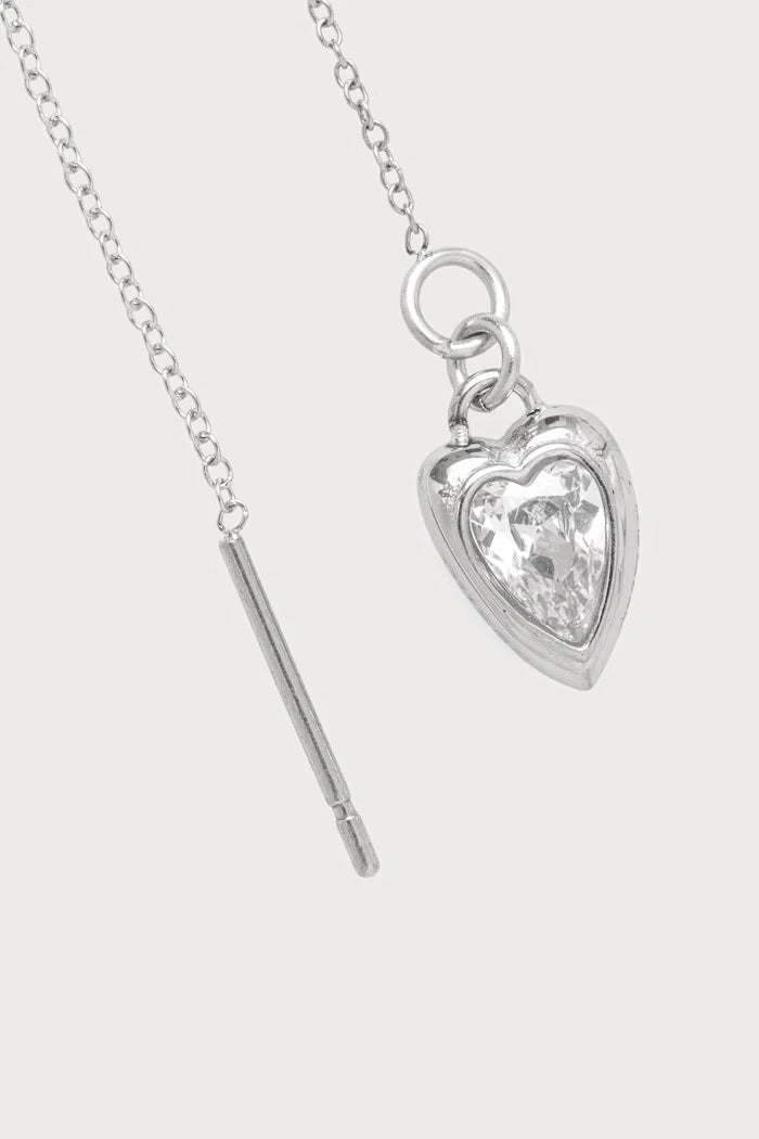 CRYSTAL LOVE zirkon taşlı paslanmaz çelik kadın küpeleri