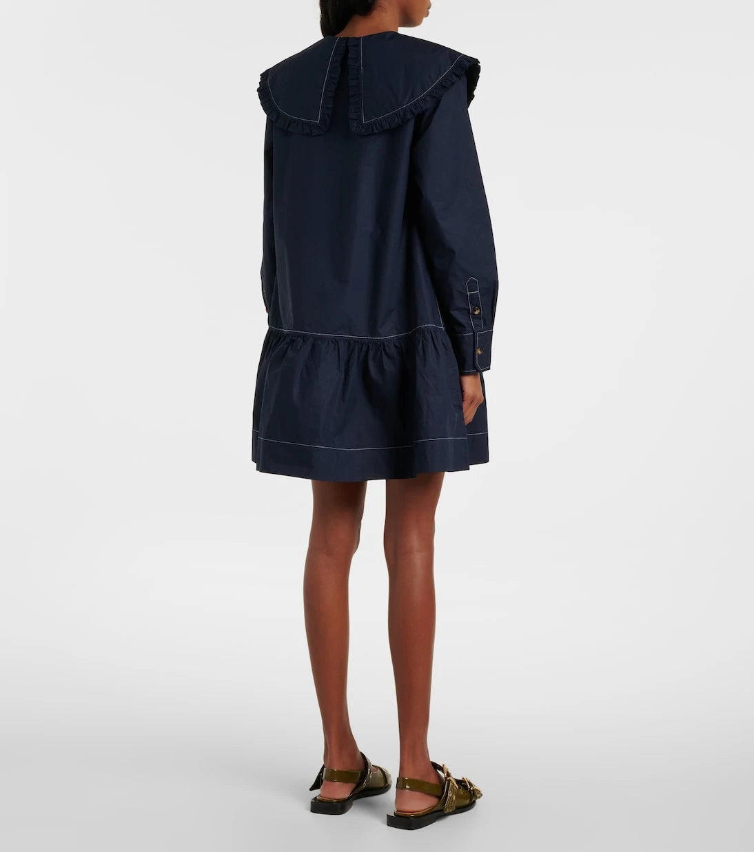 Ganni - Cotton shirt dress