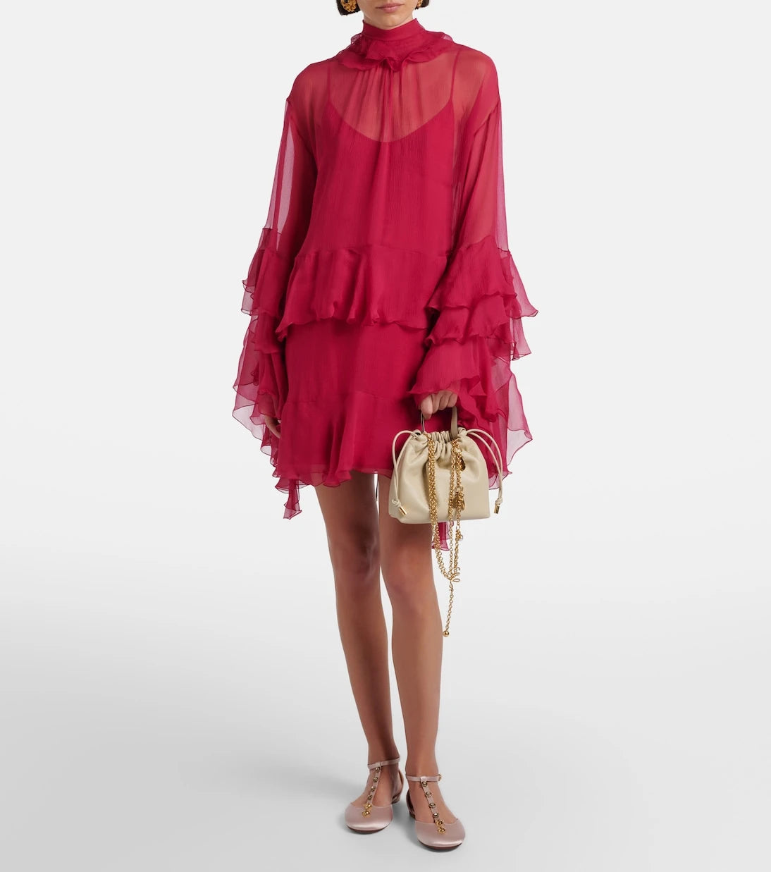 Chloé - Chloé Icons Mini leather bucket bag