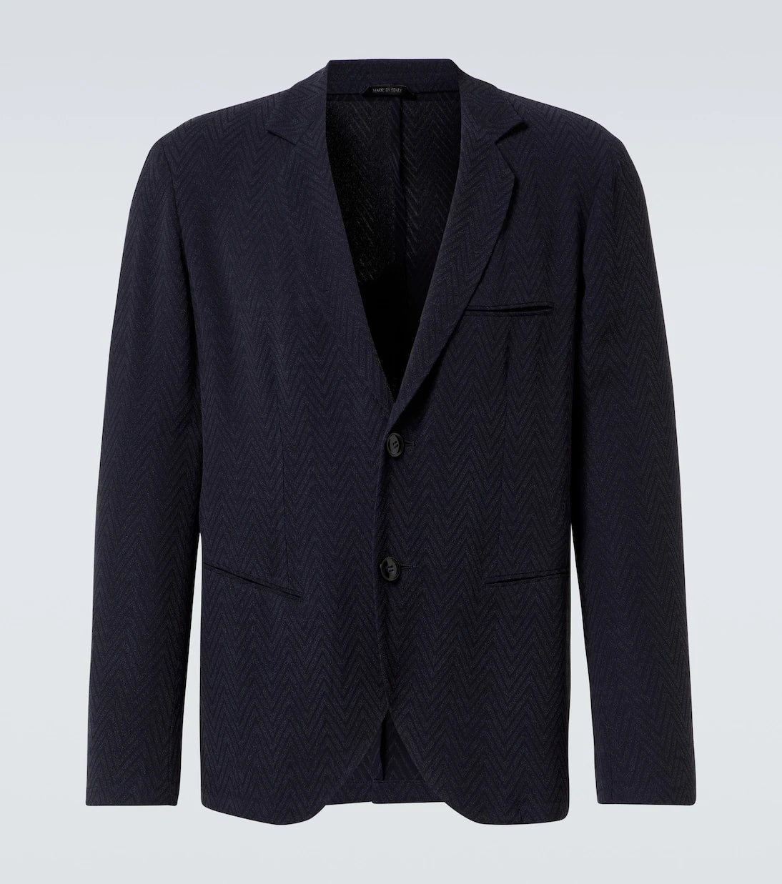 Giorgio Armani - Chevron jacquard blazer