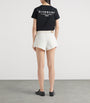 Givenchy White Denim Shorts