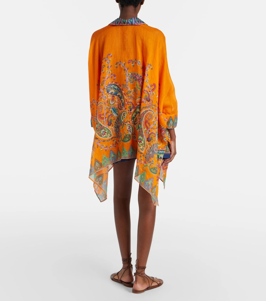 Etro - Paisley high-rise shorts