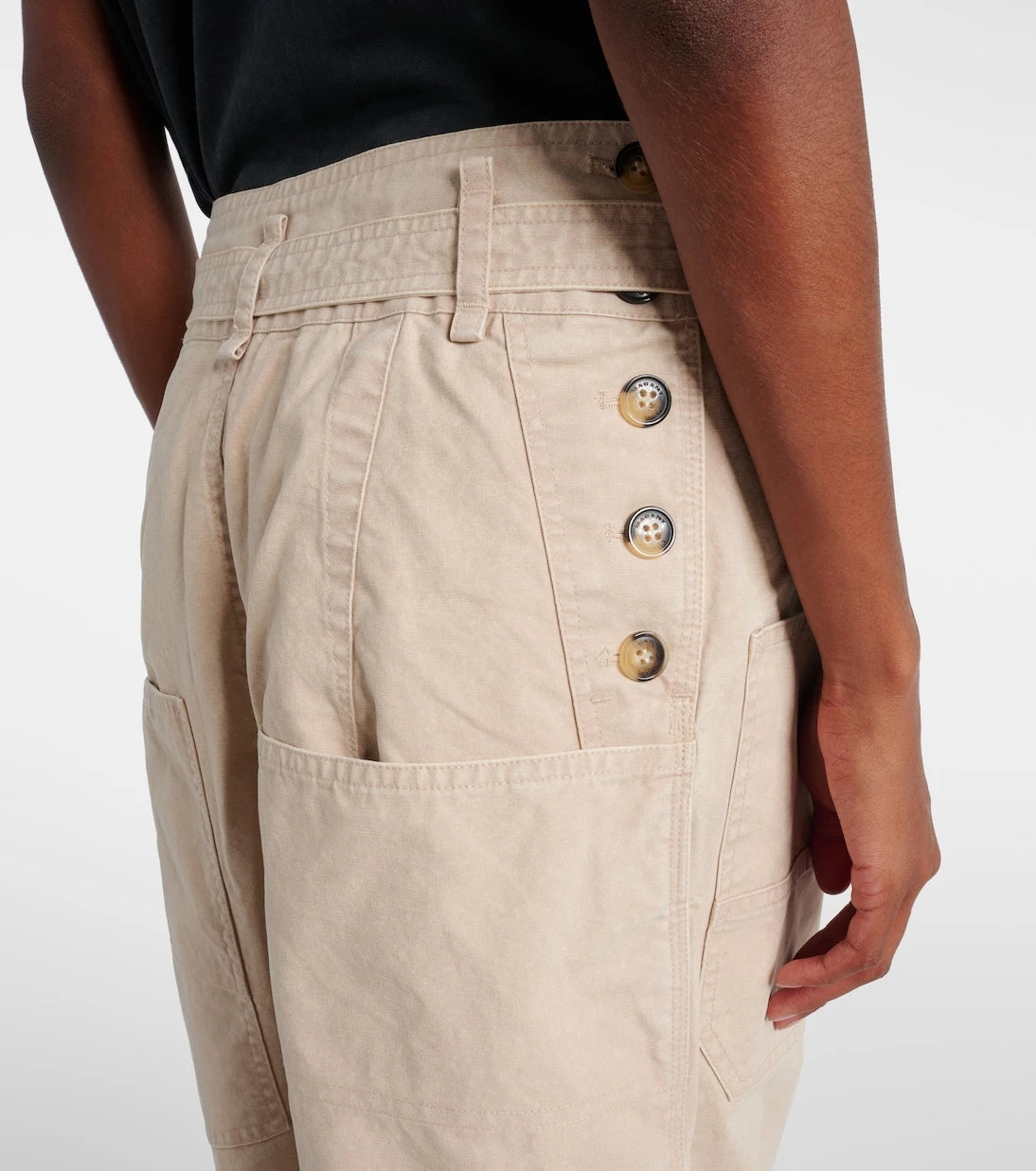 Marant Etoile - Mathilda koton kargo pantolon