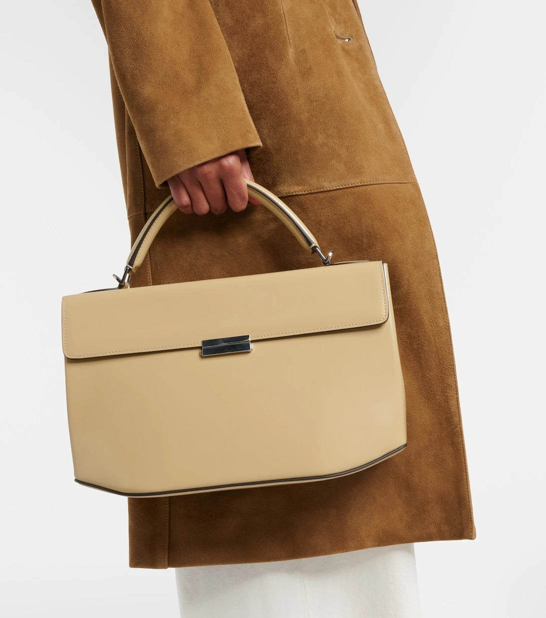 Toteme - Box Small leather top-handle bag