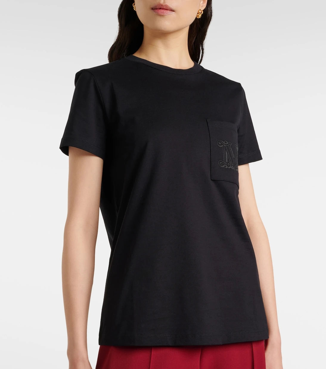Max Mara - Papaia logo cotton jersey T-shirt