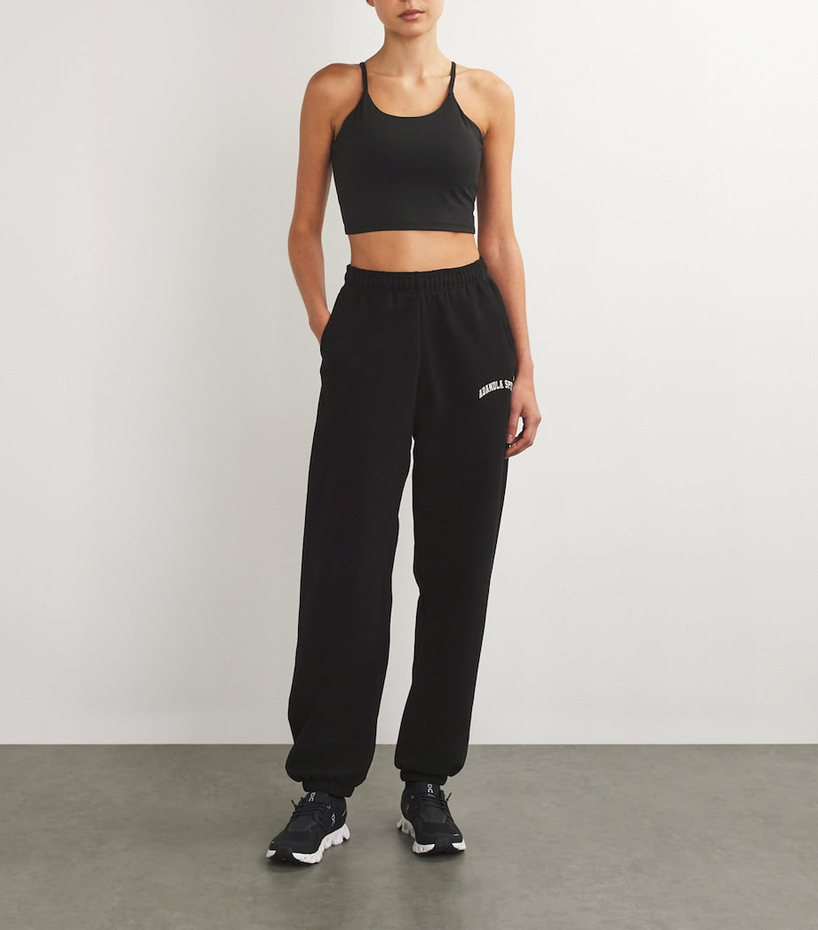 Adanola Black Organic Cotton AS Sweatpants
