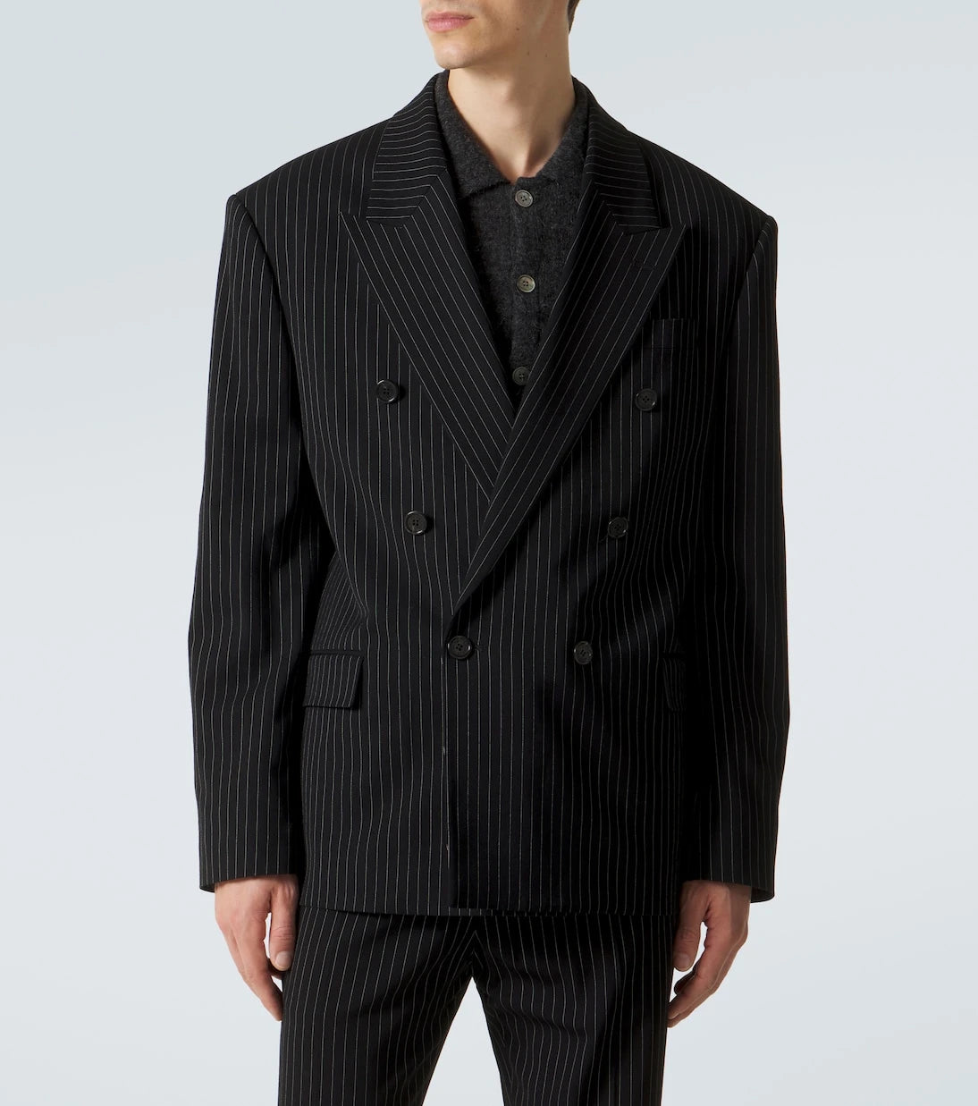 Acne Studios - Striped double-breasted blazer