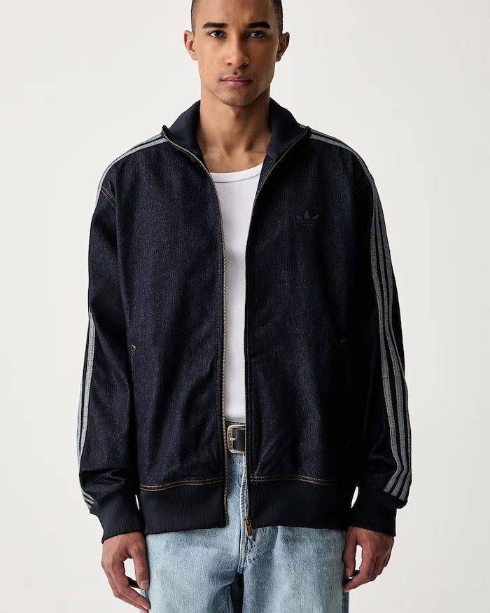 adidas Originals erkek denim ceket Firebird Adicolor Raw Denim