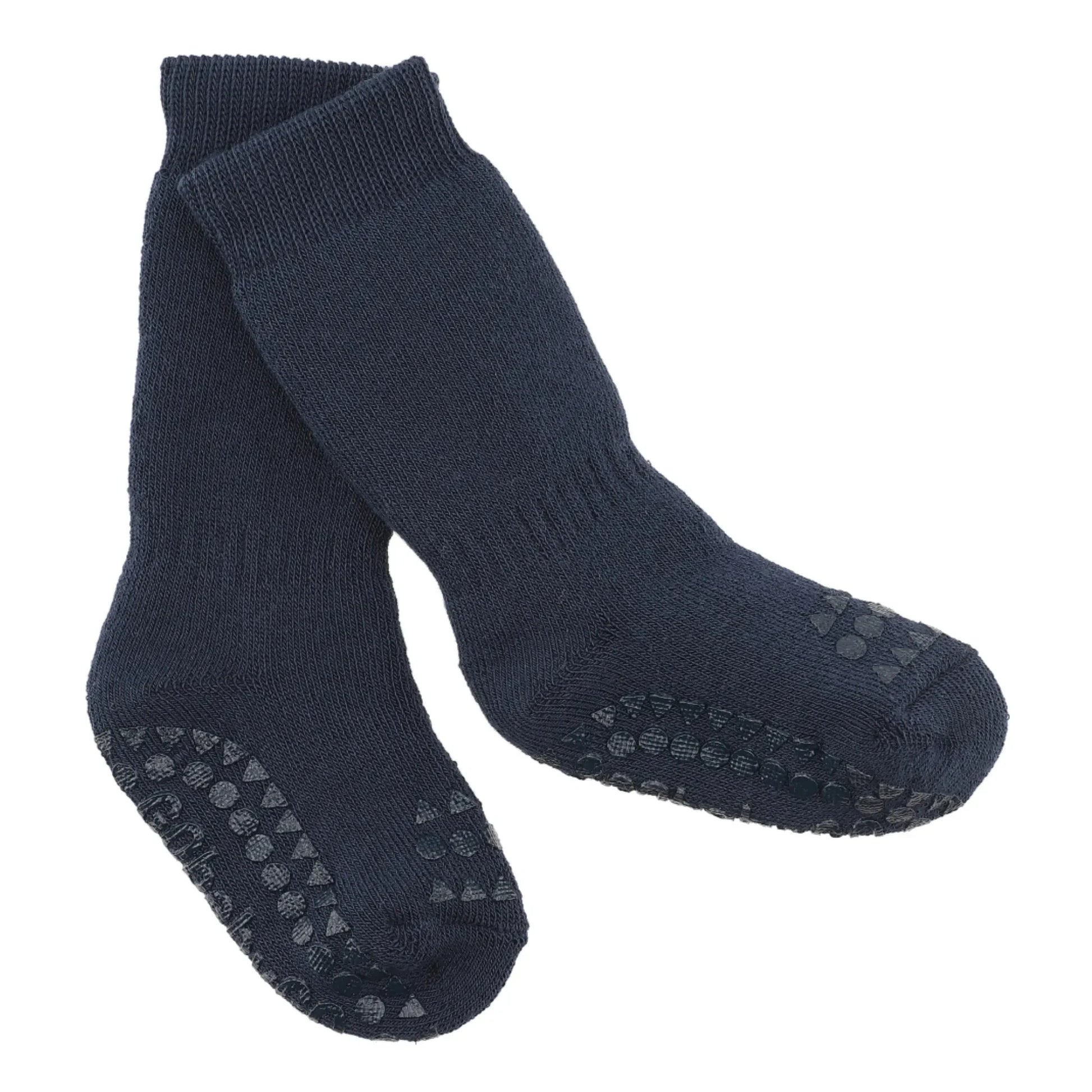 GOBABYGO - Non-Slip Cotton Socks | Navy blue