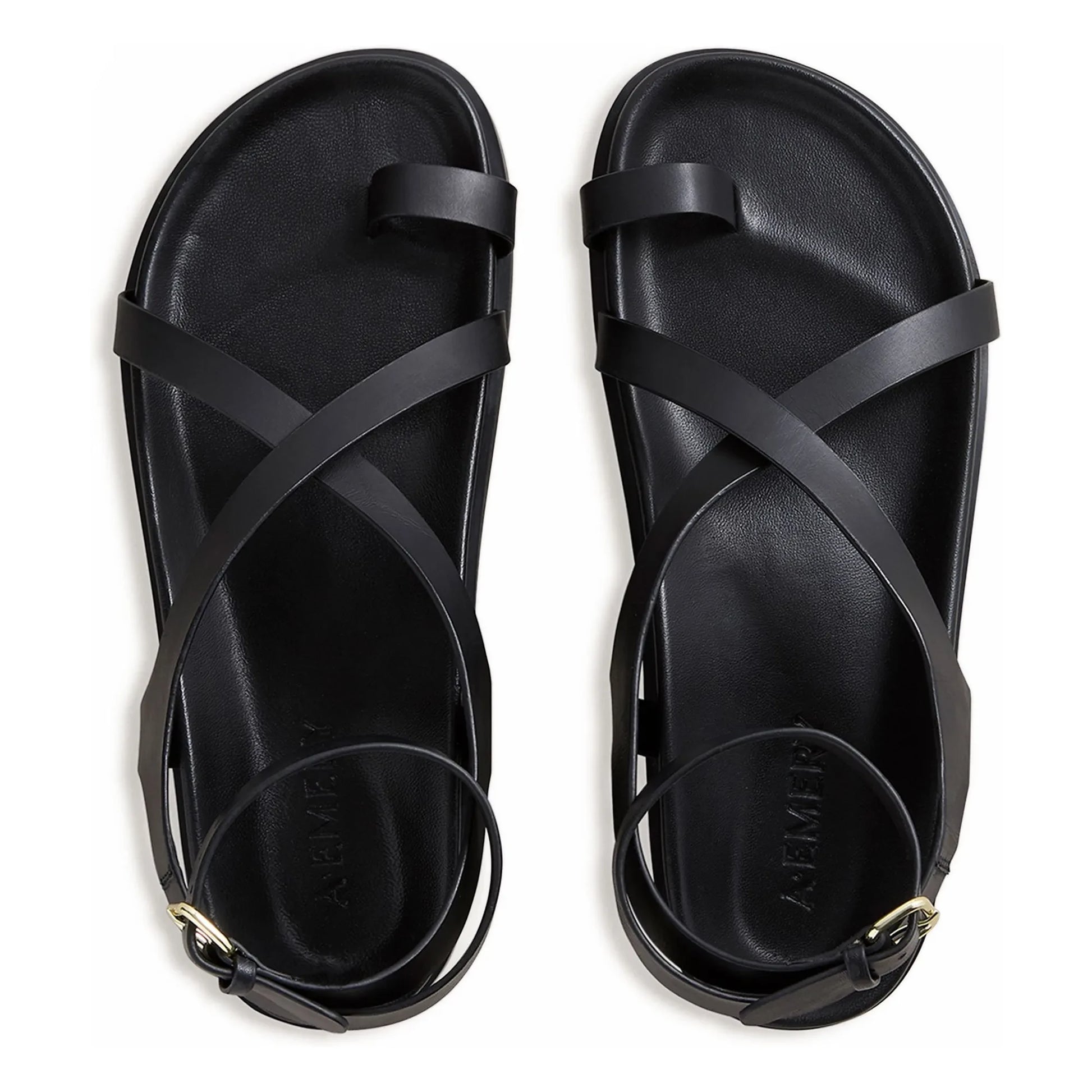 A. Emery - Jalen Slim Sandals | Black